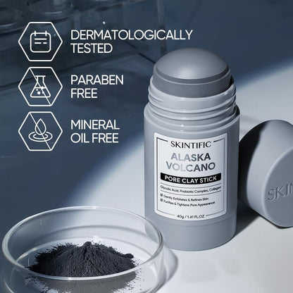 Alaska Volcano Pore Clay Stick